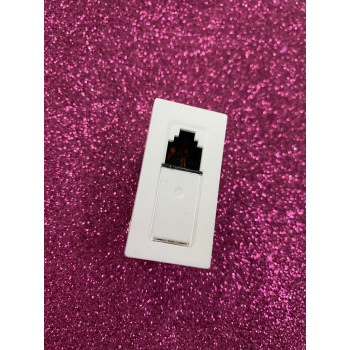 Modulo Entrada rj11 4 fios - Pial Plus + Branco Modulo Entrada rj11 4 fios - Pial Plus + Branco